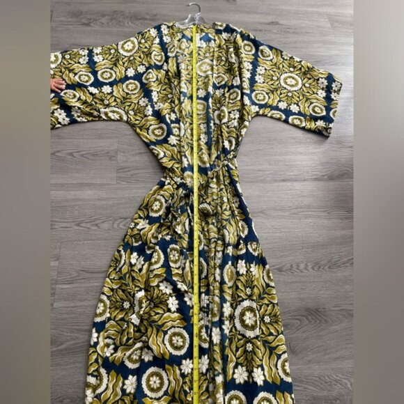 Anthropologie Kenzie parrot printed robe size M/L - Picture 11 of 11